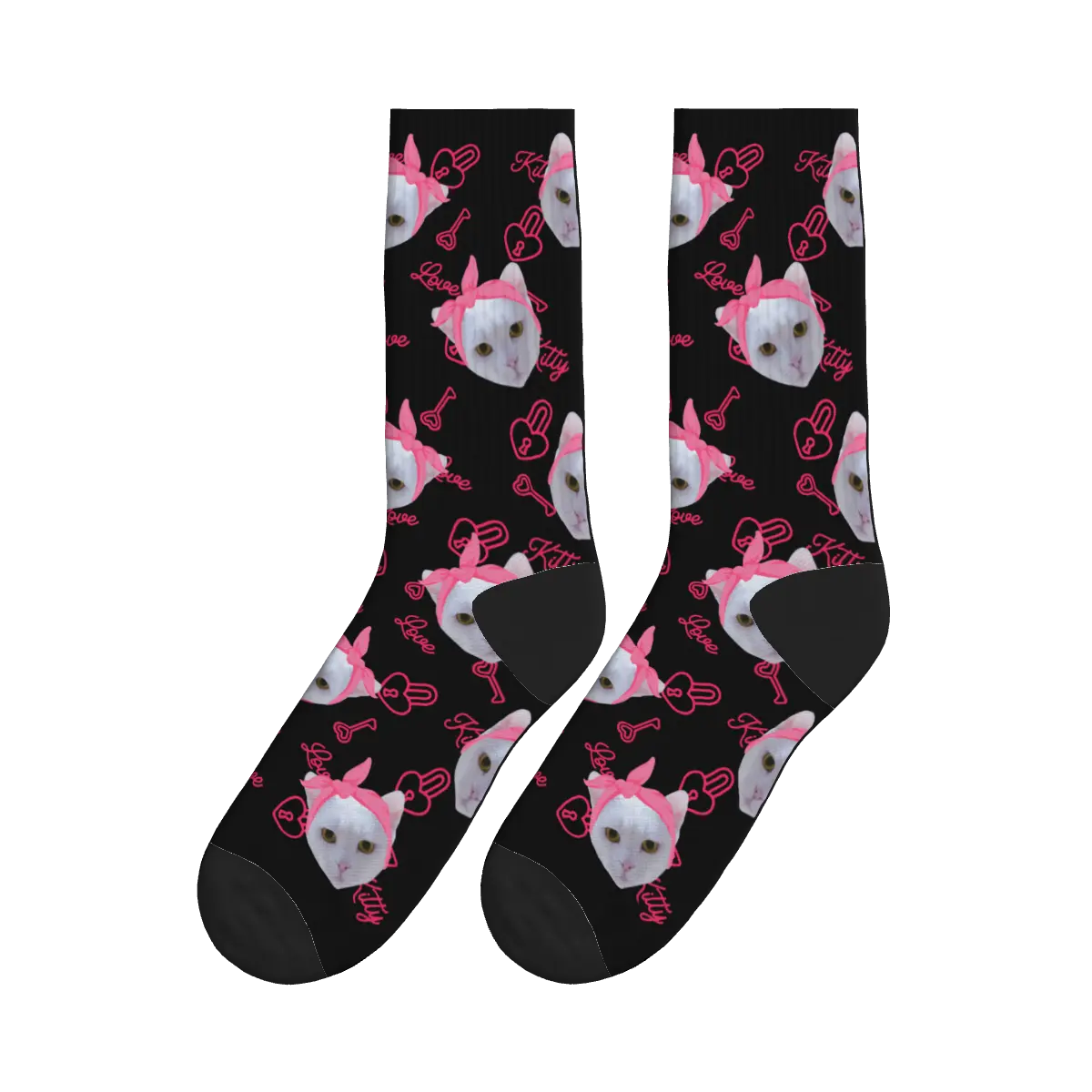 Cats In Headscarves Socks