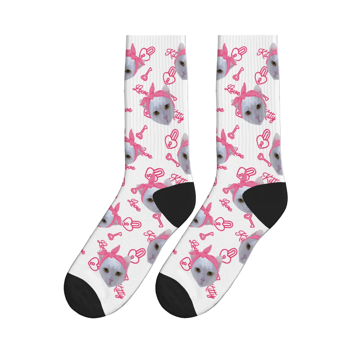 Cats In Headscarves Socks