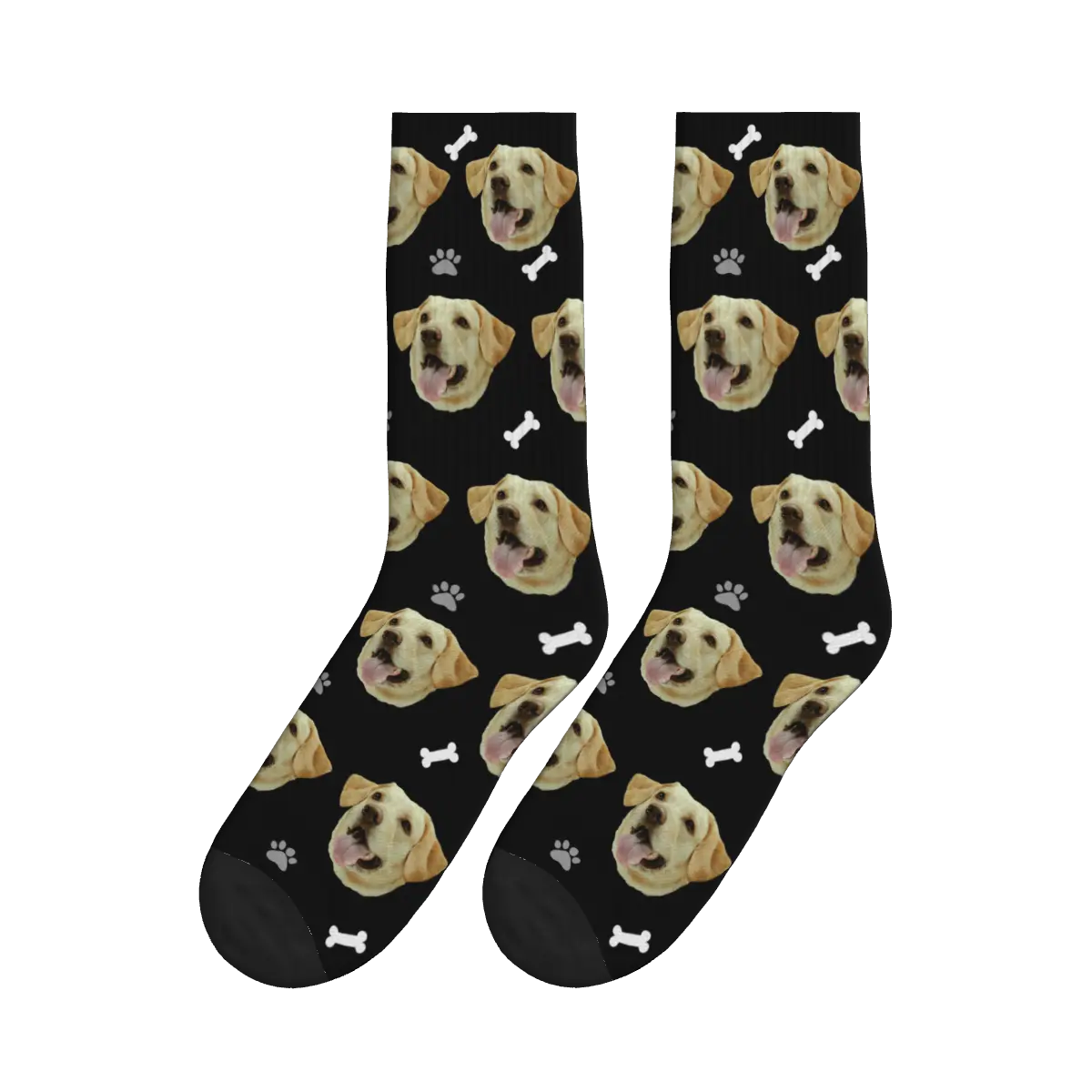 Dog Faces, Paws & Bones Socks