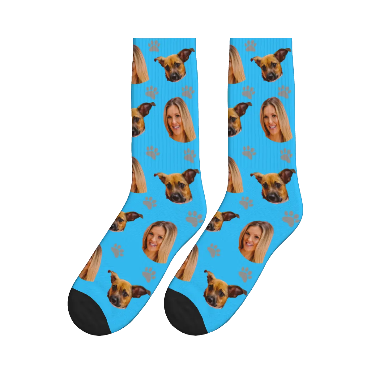 Personalised dog face socks best sale