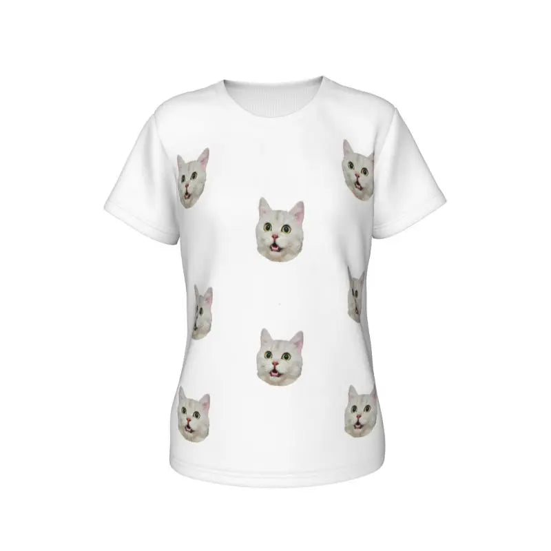 Your Cat Faces T-Shirt - Women