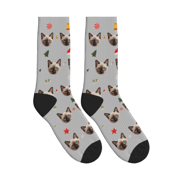Christmas Elements Collection Cat Socks