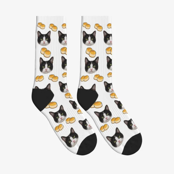 Mini Scones Cat Face Socks