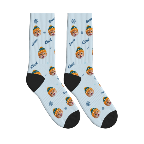 Hat-Wearing Cats & Snow Socks